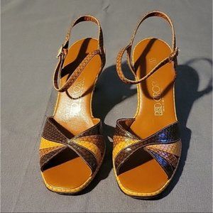 Vintage Red Cross Heels